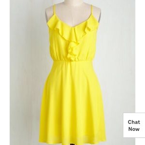 Yellow Pink Owl dress